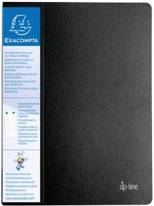 EXACOMPTA Sichtbuch Up Line PP DIN A4 60 Hüllen schwarz