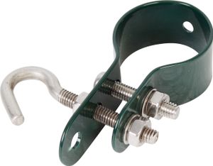 GAH Schelle Für Geflechtspannstab Verzinkt.Grün/5053/D.34 - 655600