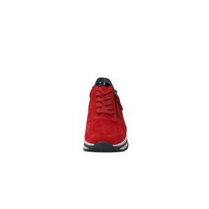 Gabor Comfort  Damenschuhe Schnürschuhe Sportive Sneaker low Rot Freizeit, Schuhgröße:EUR 40 | UK 6.5