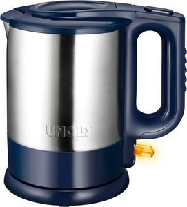Unold 18018, 1,5 l, 2200 W, Blau, Edelstahl, Edelstahl, Regelbare Temperatur, Wasserstandsanzeige