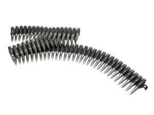 Patronengürtel-Hülsengürtel Chrom mit Spitzen / ca. 90cm