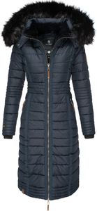 Navahoo Damen Winterjacke Steppmantel Parka Winter Lang Stepp Jacke Kapuze Umay Navy Gr. 44- XXL Navahoo Damen Winterjacke Steppmantel Parka Winter Lang Stepp Jacke Kapuze Umay Navy Gr. 44- XXL