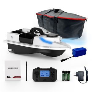 GPS RC Koederboot 500M kabellose Fernbedienung Angelkoederboot Angelfutterboot Schiff mit 4 Koederbehaeltern 2 kg Last