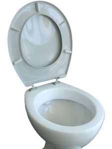 VCM WC Sitz Toilettendeckel Klodeckel Toilettensitz Deckel Brille Klobrille Iseo Verstellbare Scharniere Grau