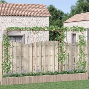 RETRO HOMMIE Pergola Bambus 385x40x205 cm,Robustheit Material 625802