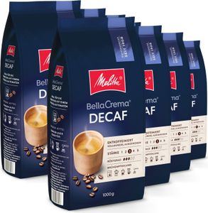 Melitta BellaCrema Decaf ganze Kaffee-Bohnen, für Kaffee-Vollautomaten, im Set Melitta BellaCrema Decaf ganze Kaffee-Bohnen, für Kaffee-Vollautomaten, im Set
