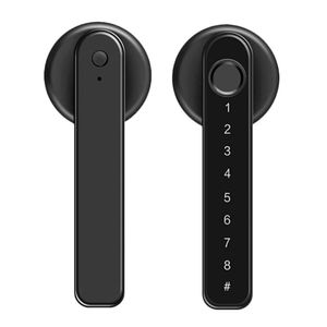 Smarter Türgriff mit Fingerabdruckentriegelung, USB aufladbare Drückergarnitur für Haustür - DOORISMART