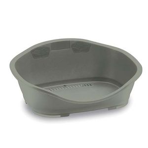 STEFANPLAST GREEN LINE SLEEPER 2 sivá 68,5x49x27,5cm plastové ležadlo pre psov 98% z recyklovaného plastu, 97671