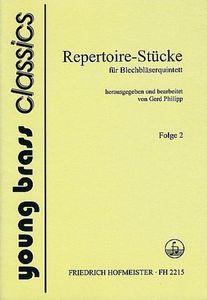 Repertoire-Stücke Band 2 für2 Trompeten,Horn, Posaune und Tuba