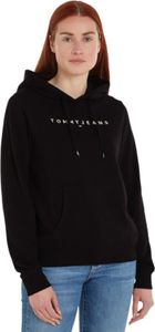 Tommy Jeans Hoodie 'Hoodie mit Logo-Stickerei', DW0DW17324, Black, Gr. M