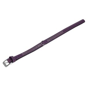 Karlie Vintage Strass-Halsband - Violett  / (Variante) 4-reihig, 65cm/40mm