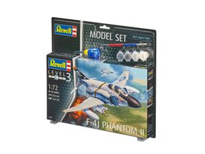 Revell Model Set F-4J Phantom II - Flugzeug-Modellbausatz; 63941