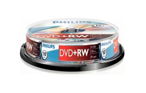 Philips DVD-Rohlinge, 120Min, 4.7GB, Speed 4x Spindle (10 Disc)