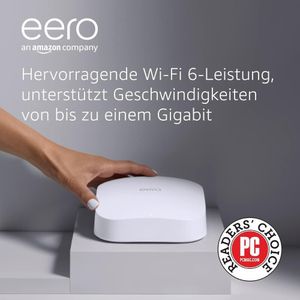Amazon eero Pro 6 Tri-Band-Mesh-WiFi-6-System mit integriertem Zigbee