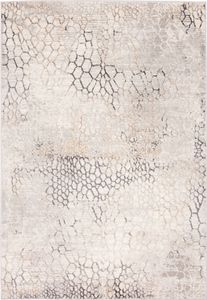 Mazovia Teppich Beige Modern Abstrakt - Wohnzimmer, Schlafzimmer, Esszimmer, Büro - Kurzflor - Rechteckig - Stilvoll, Weich - Braun - 200 x 300 cm