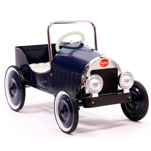 BAGHERA Tretauto Classic Blau Auto Kinder Kleinkinder Tretfahrzeug Kinderauto