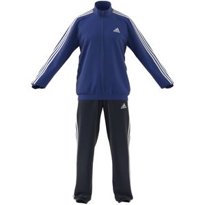 adidas Trainingsanzug Woven Männer 3 Streifen schwarz, Größe:6 [M] 50, Farbe:Blau