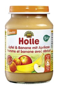 Holle baby food GmbH - Apfel & Banane mit Aprikose - 190g