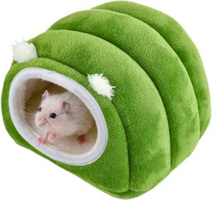 Winter-Haustier-Hamsterhaus, Plüsch-Hängematte, gemütliches, warmes Kaninchenbett für Kleintiere, Meerschweinchen-Nestbettwäsche, Igel, Rennmaus, Ratte
