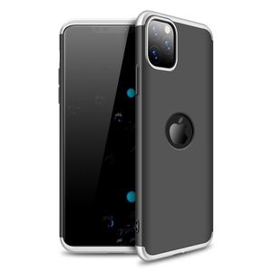 Hülle für iPhone 11 Pro 360 Grad Schutz mit Displayglas Schutzglas Bumper Cover iPhone 11 Pro Farbe: Schwarz, Silber