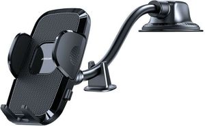 Joyroom Držák telefonu do auta s flexibilním ramenem pro čelní sklo na palubní desce černý (JR-ZS259)