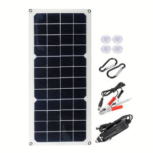 Elfeland 40W Solarpanel Monokristallin(Hohe Leistung) Solarmodul für 12V Kfz Batterie ideal für Wohnmobil, Camping, Gartenhaus