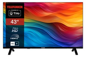Telefunken XF43TO750S 43 Zoll Fernseher/TiVo Smart TV (Full HD, HDR, HD+ 6 Monate inkl., Triple-Tuner)
