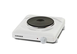 Einzelkochplatte THS 1590, langlebige Gussheizplatte, emailliertes Gehäuse, leistungsgesteuerte Regelung über 7-Takt-Schalter, 1 Heizplatte: 180 mm Ø, 1500 Watt