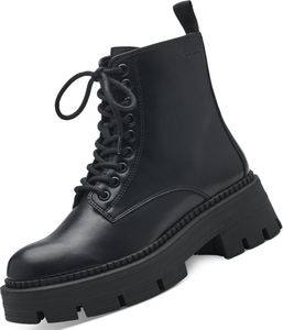 Tamaris damskie buty za kostkę z zamkiem błyskawicznym modna profilowana podeszwa 1-25286-41, rozmiar:40 EU, kolor:Czarny