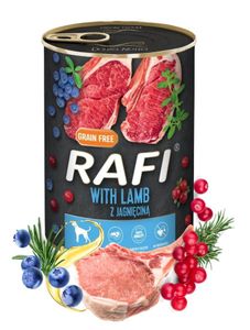 RAFI mokra karma dla psa z jagnięciną 400g Dolina Noteci