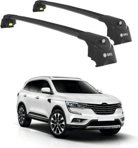 TURTLE DACHTRÄGER AIR-2 , Schwarz RENAULT KOLEOS ALL 2017 - 2024 (SUV)