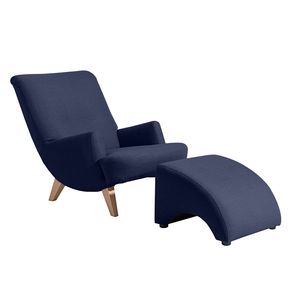 Max Winzer Brandford Sessel - Farbe: dunkelblau - Maße: 71 cm x 101 cm x 80 cm; 2882-1100-1645246-F01