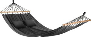 Outtec® Houpací síť s polštářem - 240x150 cm, do 200 kg - bavlněná houpací síť pro venkovní použití, zahradu, balkon - pro děti i dospělé Outtec® Houpací síť s polštářem - 240x150 cm, do 200 kg - bavlněná houpací síť pro venkovní použití, zahradu, balkon - pro děti i dospělé