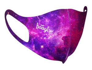 Mund und Nasenschutz Waschbar mit Galaxie Motiv, Mundschutz Maske für Kinder Mädchen, Schutzmaske Stoffmaske (Galaxy - Kinder)