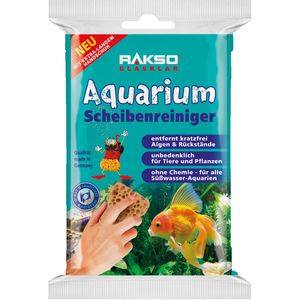 RAKSO® Glasklar Aquarium-Scheibenreiniger rostfrei Glasputzer Glasreiniger