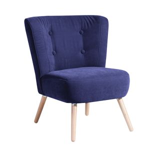 Max Winzer Neele Sessel - Farbe: blau - Maße: 69 cm x 68 cm x 80 cm; 2693-1100-2051708-F01