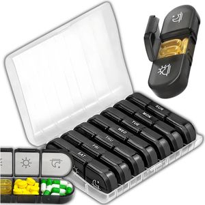 Organizér box na léky, tablety, 7 dní, 3x denně, zásobník, kazeta