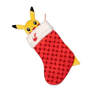 Pokemon - Pikachu Nikolaus Plüsch-Stiefel Weihnachten Deko Dekoration Stocking