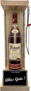 Asbach Uralt - Alles Gute - Eiserne Reserve Gitterkäfig Geschenk Alles Gute
