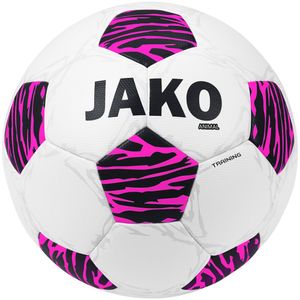 JAKO Trainingsball Animal, Größen:4, Farbe:weiß/pink/schwarz