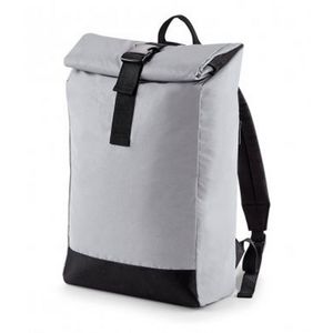 Reflective Roll-Top Backpack 26 x 43 x 13 cm - Farbe: Silver Reflective - Größe: 26 x 43 x 13 cm
