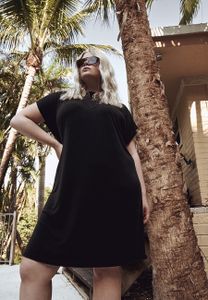 Dámské šaty Urban Classics Ladies Modal Dress black - M