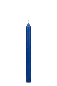duchgefärbte Stabkerzen Blau 18 x Ø 2,2 cm, 10 Stück, er Abbrand, ruß- und raucharm, deutsche Markenkerzen