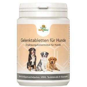 Gelenktabletten Hund 100 Stück - Mit Grünlippmuschelpulver, MSM, Teufelskralle UVM - Für mehr Vitalität und natürliches Wohlbefinden