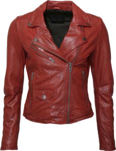 JCC Lederjacke 8007 Damen red L