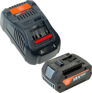 Fein Starter Set GBA 18 V / 4,0 Ah Akku ( 92604345020 ) + GAL 1880 CV AS Schnell Ladegerät ( 92604335010 ) Bosch AMPShare