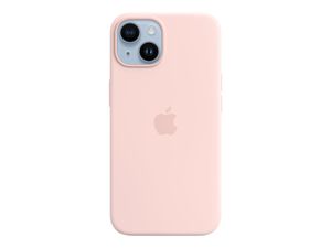 Apple iPhone 14 Silicone Case with MagSafe - Chalk Pink