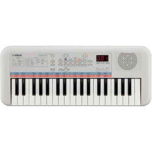 Yamaha Remie PSS-E30 Digitaler Synthesizer mit 37 Tasten, weiß mit Lautsprechern