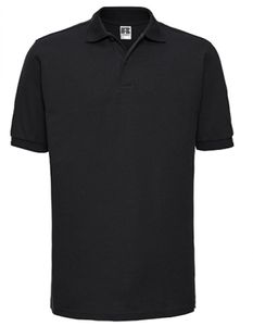 Strapazierfähiges Herren Poloshirt bis 4XL - Farbe: Black - Größe: 4XL
