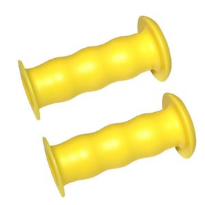 2x kinderfahrrad lenkergriffe gelb 22 mm griffe gummi grip griffgummi dreirad roller